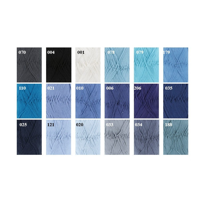 Le Fil Coton Quattro de Lang Yarns Le Fil Coton Quattro de Lang Yarns