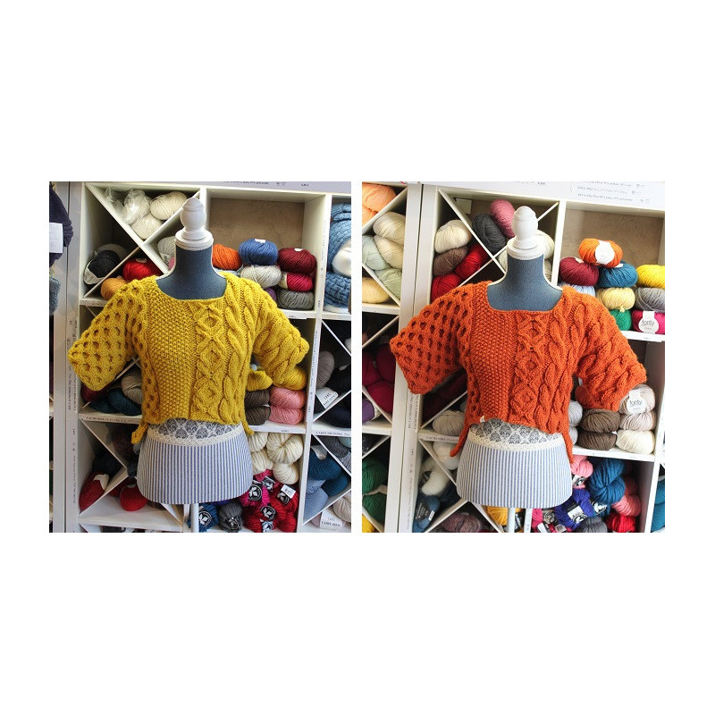 Kit Tricot Pull Tube Revisité pour Femme Kit Tricot Pull Tube Revisité pour Femme