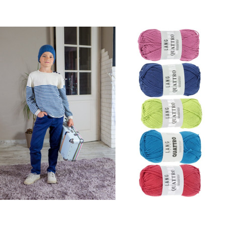 Kit Tricot "La Marinière Classique" Hissez les Mailles, l'Aventure Commence !