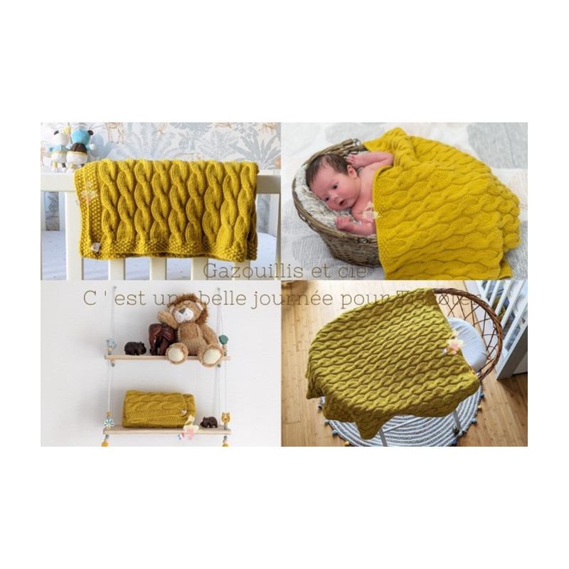 Kit Tricot "En Décalé" : Créez un Cocon de Douceur et de Modernité pour Bébé Kit Tricot "En Décalé" : Créez un Cocon de Douceur et de Modernité pour Bébé