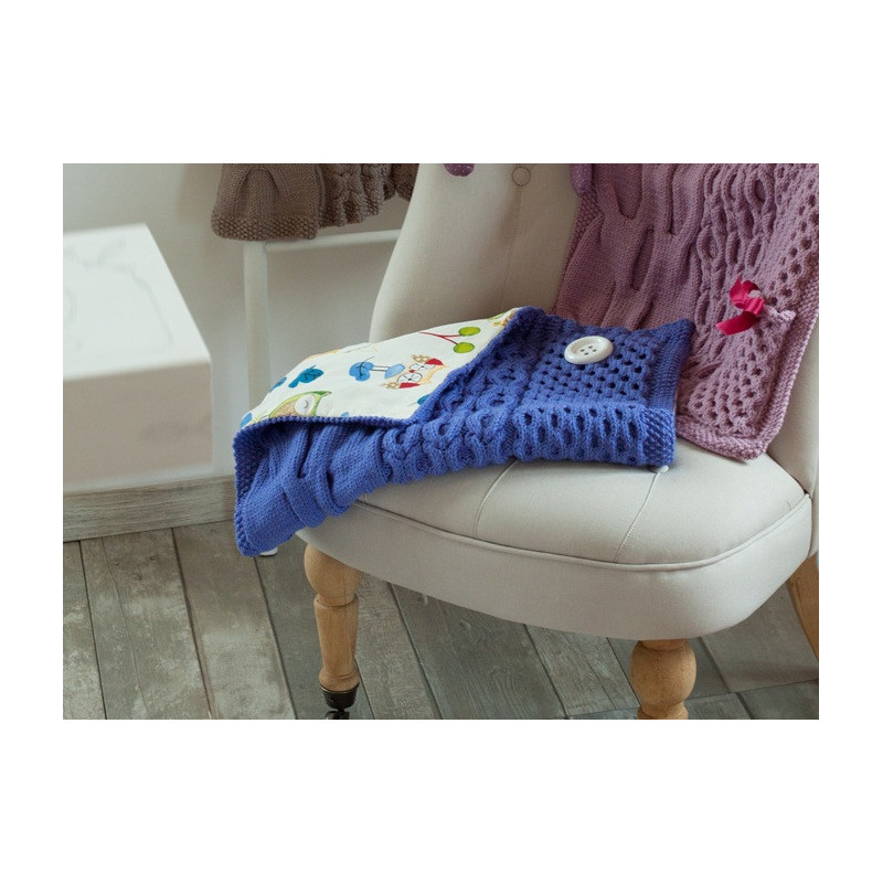 Kit Tricot Couverture Cocoon Couverture pour Berceau ou Landeau Kit Tricot Couverture Cocoon Couverture pour Berceau ou Landeau