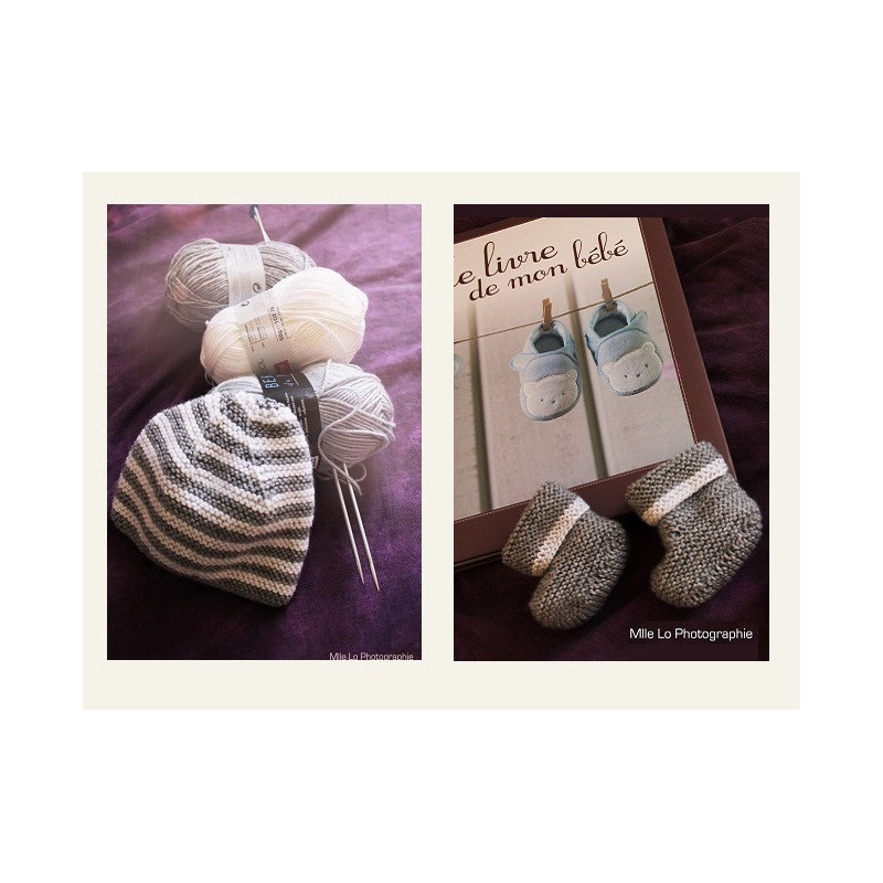 kit à tricoter une brassière un bonnet et des chaussons pour bb kit à tricoter une brassière un bonnet et des chaussons pour bb