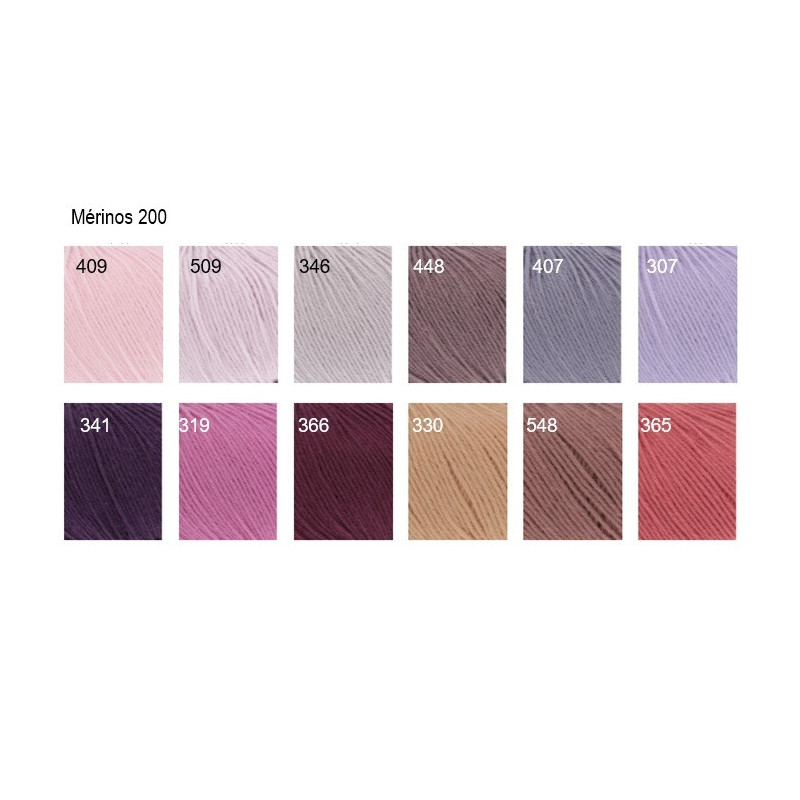 mérinos 200 Lang yarns nuancier rentrée 2025/2026 mérinos 200 Lang yarns nuancier rentrée 2025/2026