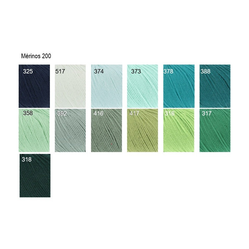 mérinos 200 Lang yarns nuancier hiver 2025/2026 mérinos 200 Lang yarns nuancier hiver 2025/2026