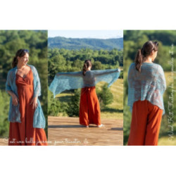 Fiche Patron Tricot : L'Étole Diaphane