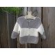 Oléron-Gilet pour bébé tricoté en coton nat 