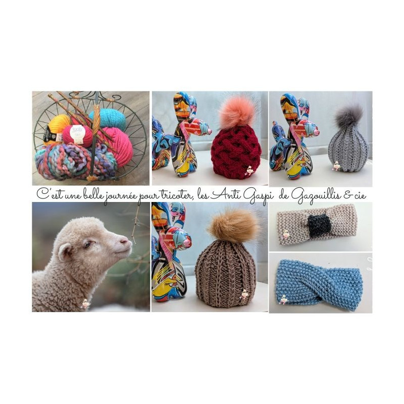 Nos Bonnets et nos Headbands Tricotés avec Amour ou L'Art du Réemploi Nos Bonnets et nos Headbands Tricotés avec Amour ou L'Art du Réemploi