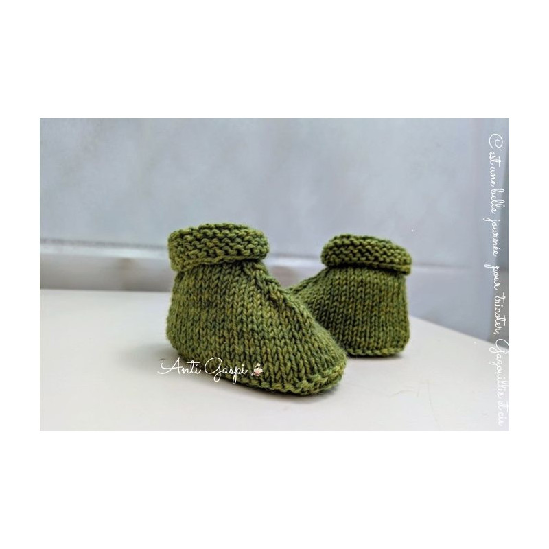 Nos Chaussons/ Chausettes Tricotés avec Amour ou L'Art du Réemploi