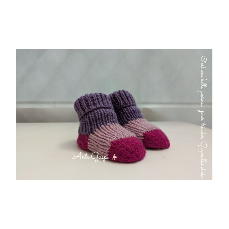 Nos Chaussons/ Chausettes Tricotés avec Amour ou L'Art du Réemploi