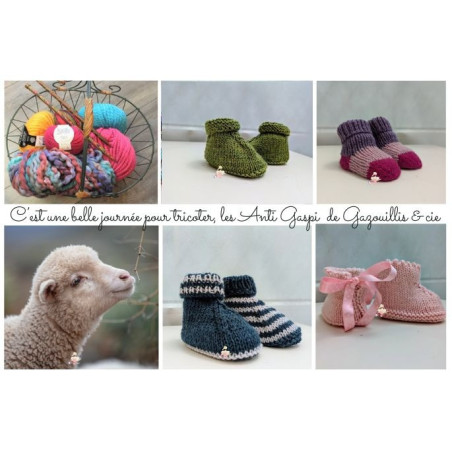 Nos Chaussons- Chausettes Tricotés avec Amour ou L'Art du Réemploi