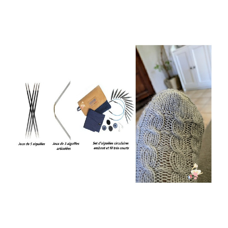 Fiche tricot gratuite Chaussettes "Mes P'tites Bouillottes"