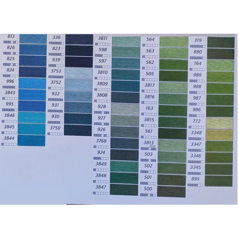 Fil mouliné Spécial 25 DMC 115 à 497