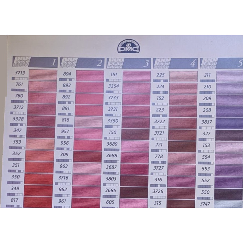 Fil mouliné Spécial 25 DMC 3012 à 3799