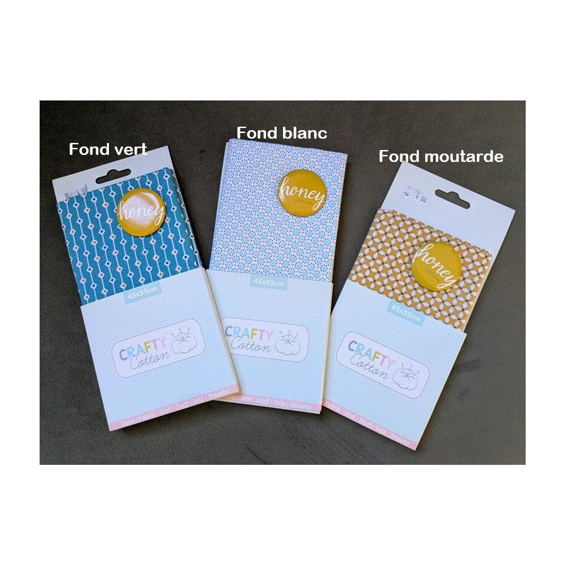 Les coupons de tissu Crafty Coton