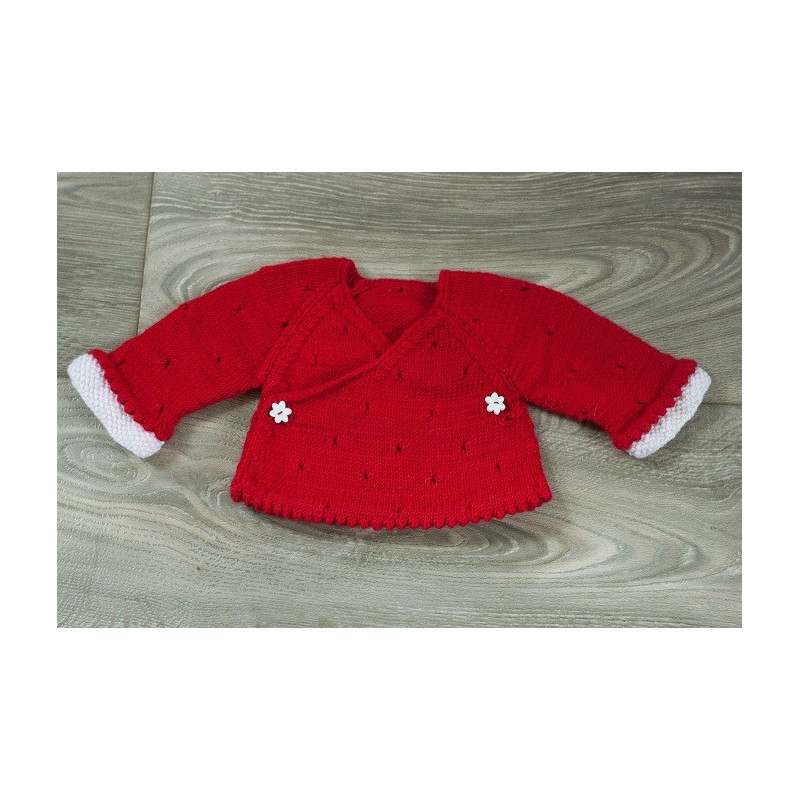 Cache-Cœur "Poésie de Maille" : La Poésie Tricotée pour Bébé