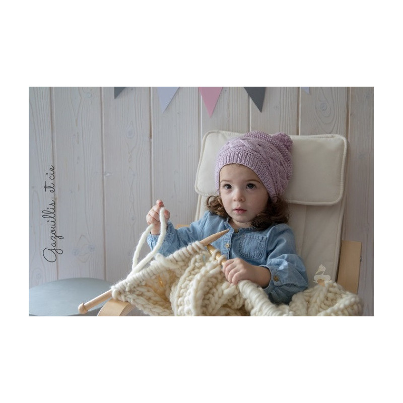Cup Cake Ensemble bonnet et moufles pour bébé