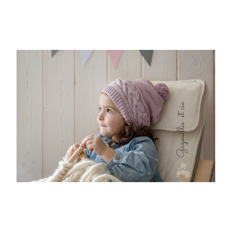 Cup Cake Ensemble bonnet et moufles pour bébé