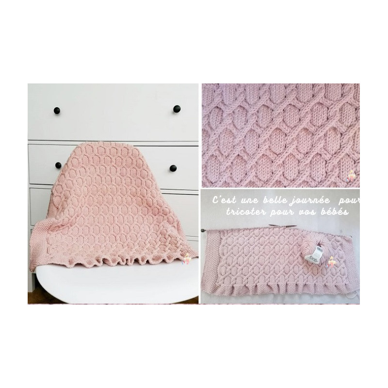 Rose Poudré : La Couverture Bébé Éclatante de Douceur Rose Poudré : La Couverture Bébé Éclatante de Douceur