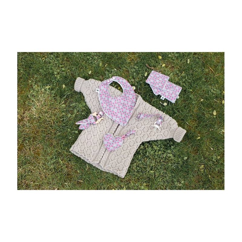 Kimonounou : La Veste en Mérinos Tricotée pour Bébé Kimonounou : La Veste en Mérinos Tricotée pour Bébé