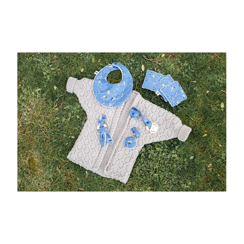 Kimonounou : La Veste en Mérinos Tricotée pour Bébé Kimonounou : La Veste en Mérinos Tricotée pour Bébé