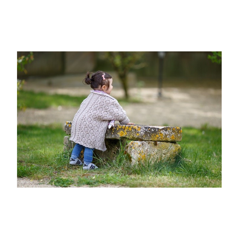 Kimonounou : La Veste en Mérinos Tricotée pour Bébé Kimonounou : La Veste en Mérinos Tricotée pour Bébé