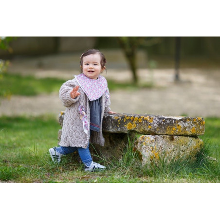 Kimonounou : La Veste en Mérinos Tricotée pour Bébé