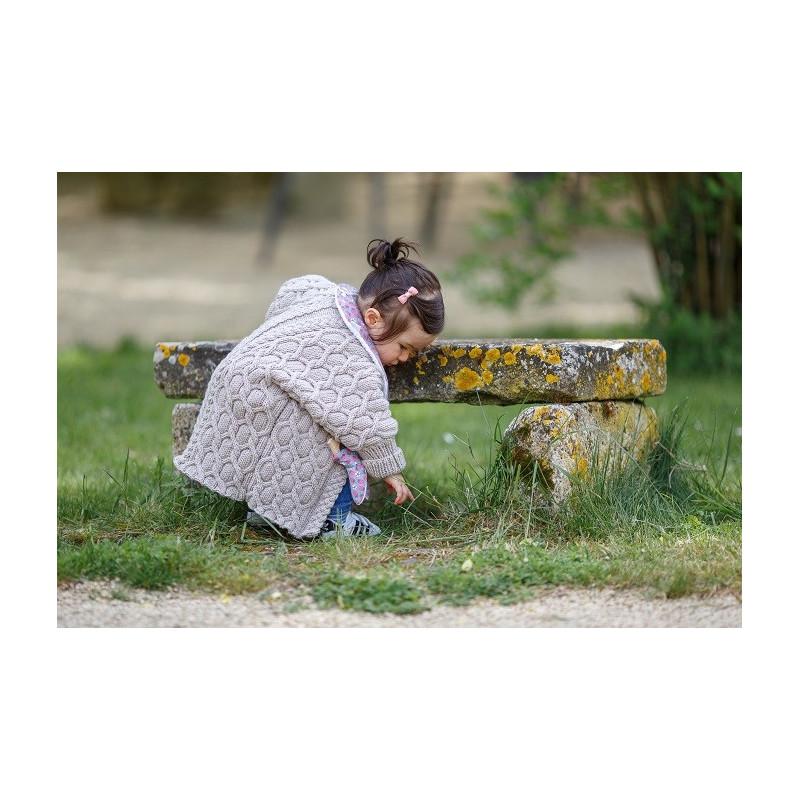 Kimonounou : La Veste en Mérinos Tricotée pour Bébé Kimonounou : La Veste en Mérinos Tricotée pour Bébé