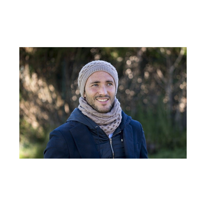 Ensemble pour homme bonnet et tour de cou Ensemble pour homme bonnet et tour de cou