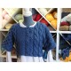 Mon P-tit Pull Oversize Chama-Love- tricoté main en Pôle de Fonty Mérinos et Alpaga Version longue 2