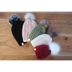 Kit Tricot "Trop Chou" : Le Bonnet Pompon en Points Fantaisie