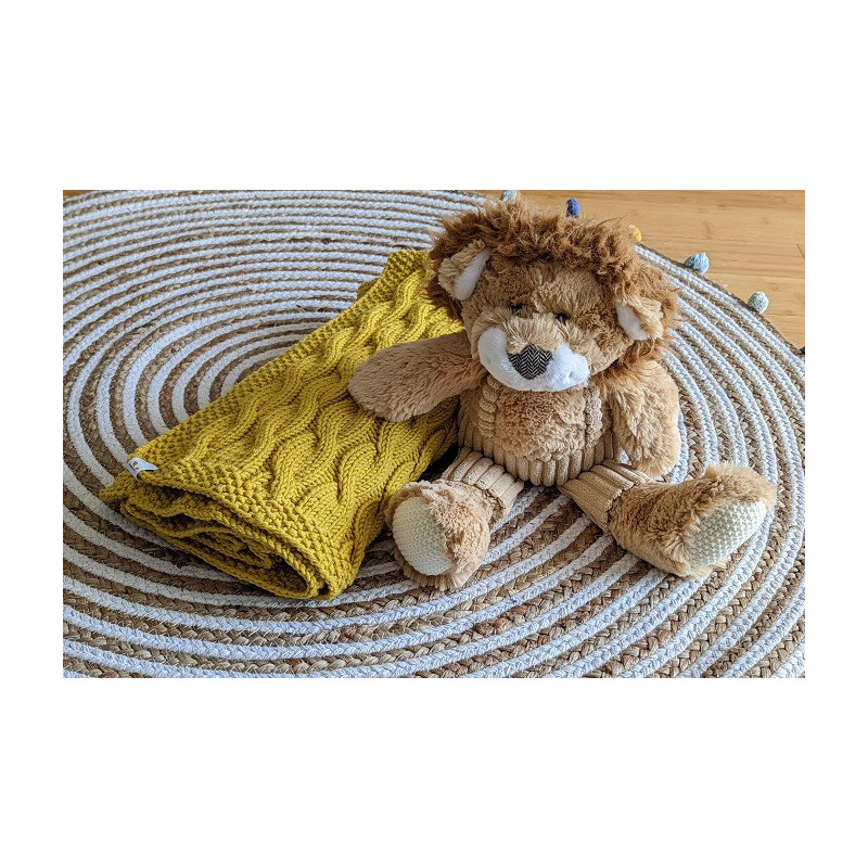 plaid pour bébé tricoté main plaid pour bébé tricoté main