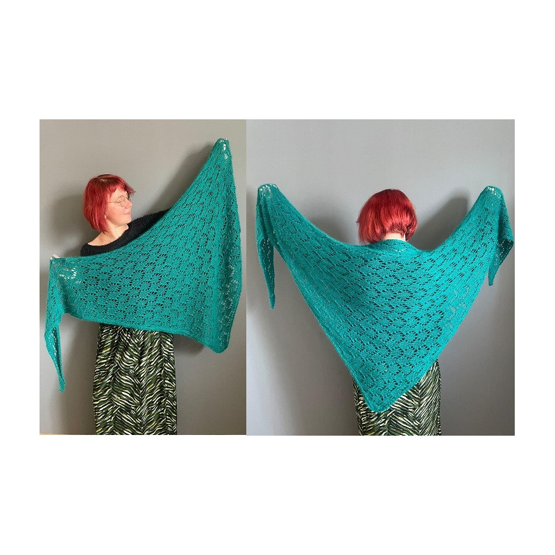 Kit Tricot Châle Poupoupi-Doux : Mérino Niveau Experte Kit Tricot Châle Poupoupi-Doux : Mérino Niveau Experte