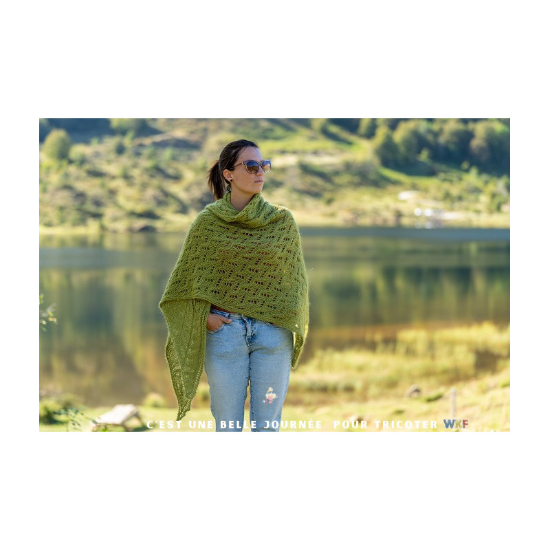 Kit Châle L'Été Indien : 'L'Automne aux Couleurs Bonheur ! (Niveau Expertes) Kit Châle L'Été Indien : 'L'Automne aux Couleurs Bonheur ! (Niveau Expertes)