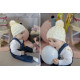 Doux-Doux le bonnet bébé tricoté en soie et laine noble_