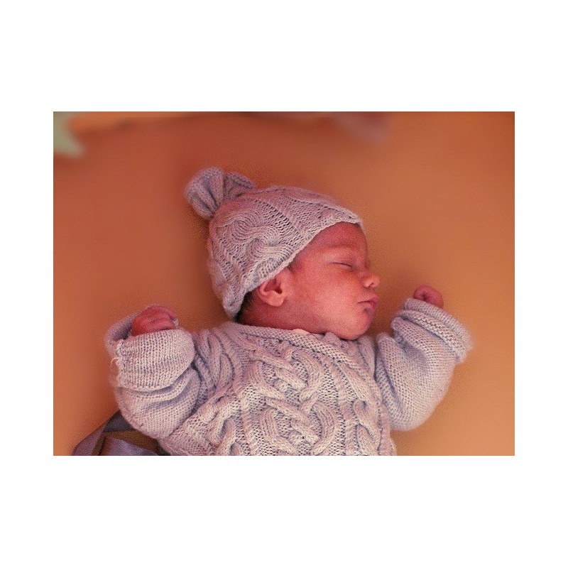 Ensemble de layette Torsades Nordiques Ensemble de layette Torsades Nordiques