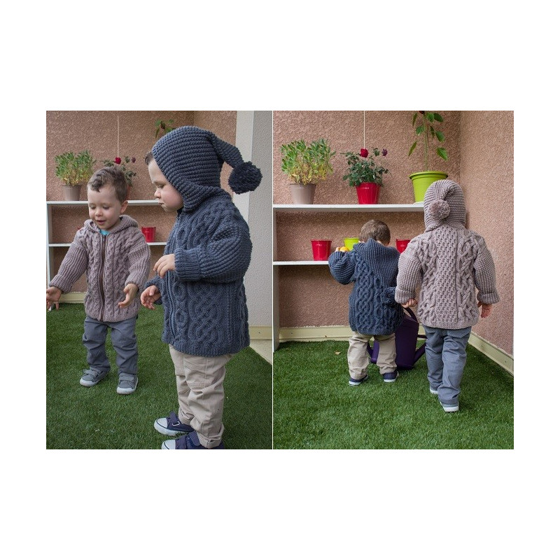 Double je -vestes à capuche de lutin Double je -vestes à capuche de lutin