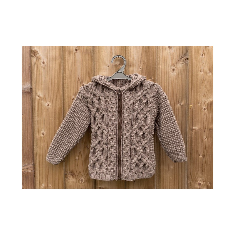 Modèle 1 Points Irlandais Veste à capuche -Double Je Modèle 1 Points Irlandais Veste à capuche -Double Je